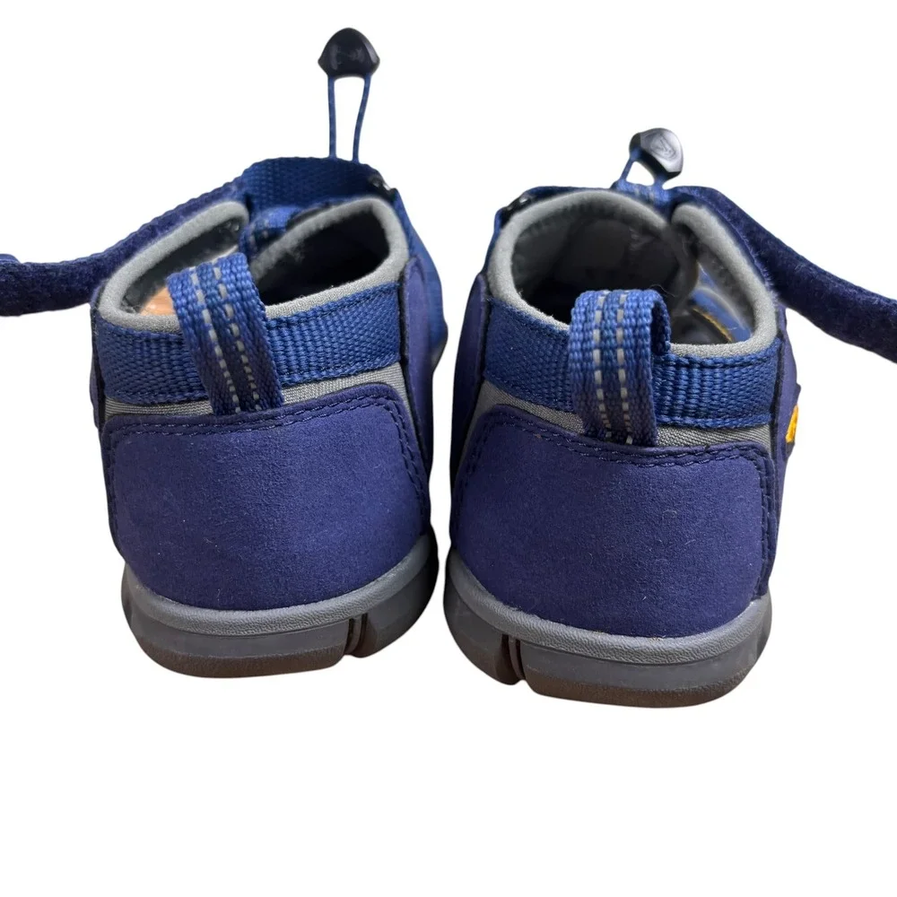 Keen Seacamp II CNX Kids Blue Grey Hybrid Water Sandals Shoes Size 1 US 32/33 EU